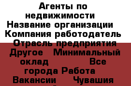 Агенты по недвижимости › Название организации ­ Компания-работодатель › Отрасль предприятия ­ Другое › Минимальный оклад ­ 30 000 - Все города Работа » Вакансии   . Чувашия респ.,Алатырь г.